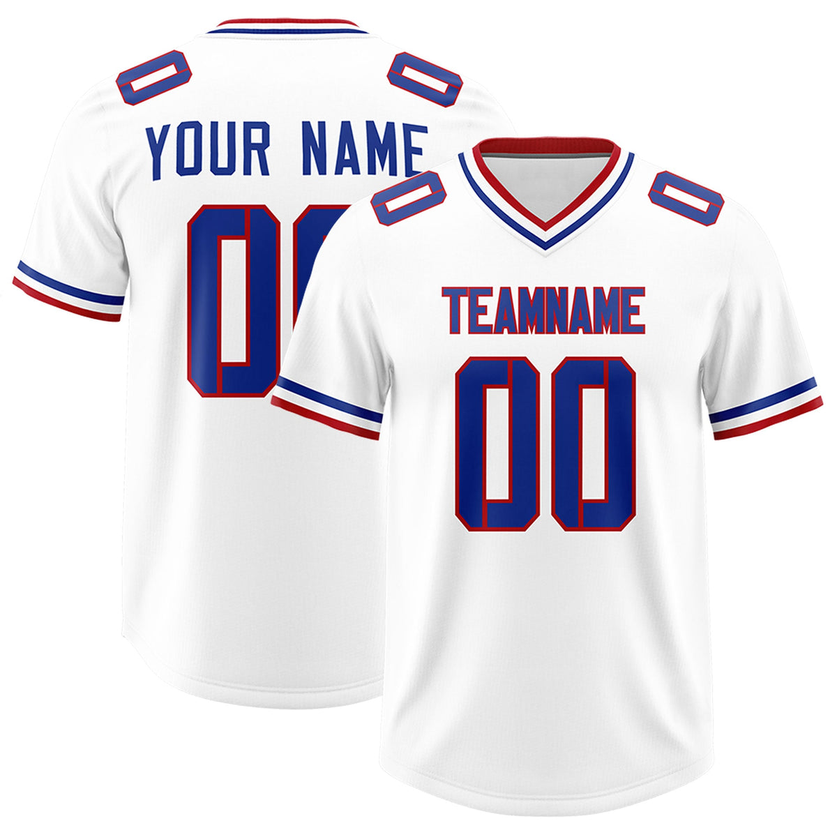 Custom White Classic Style American American Football Jerseys
