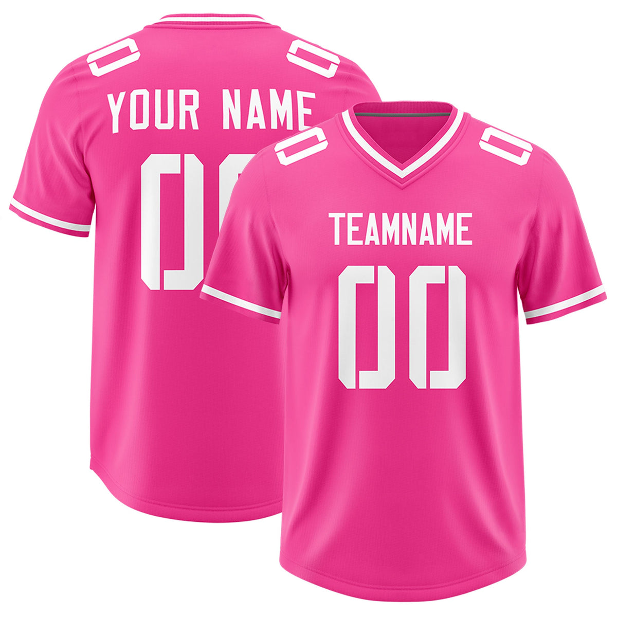 Custom Pink Classic Style American American Football Jerseys