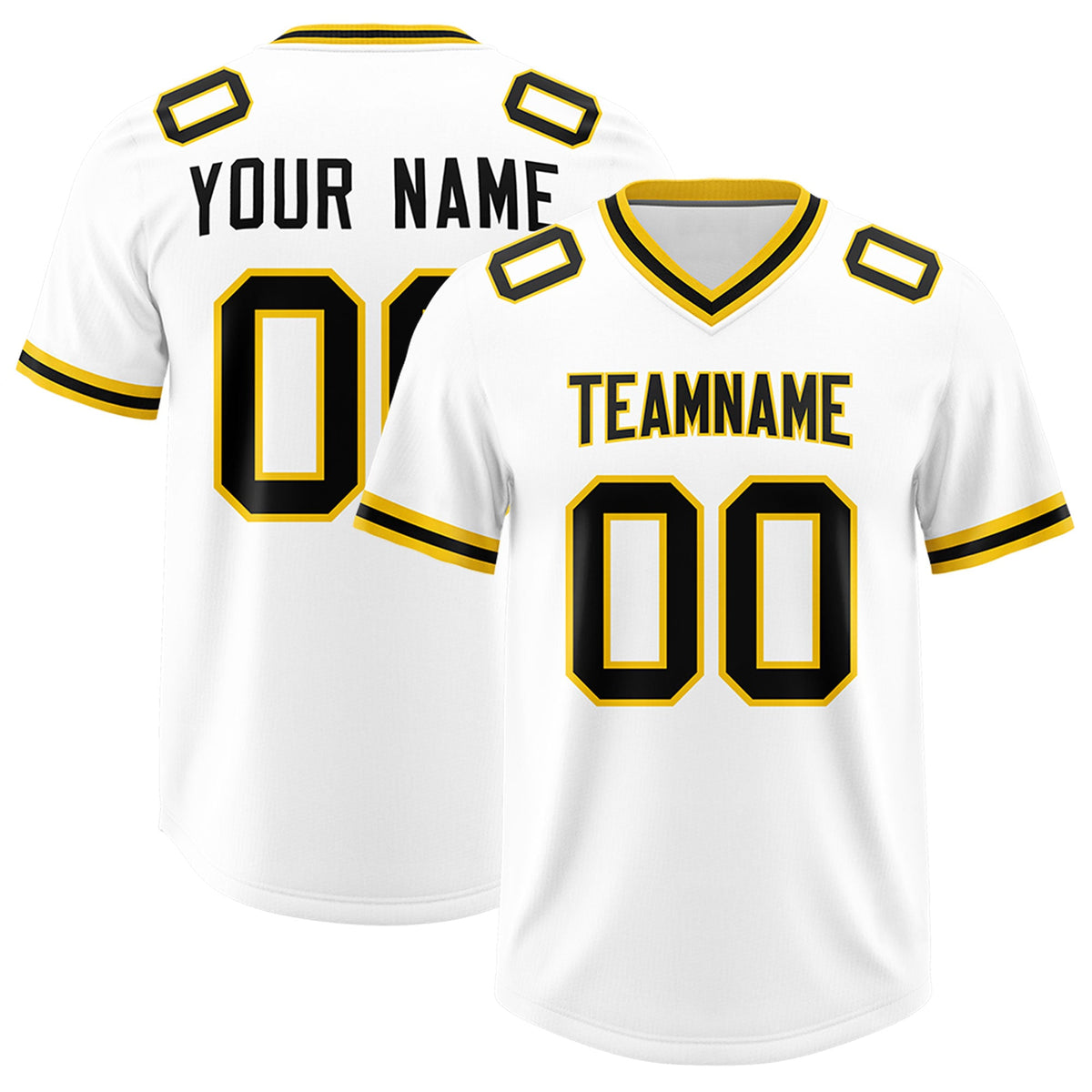 Custom White Classic Style American American Football Jerseys