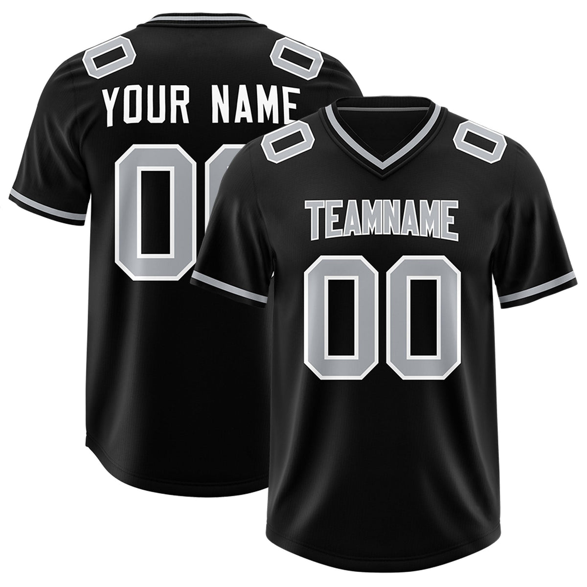 Custom Black Classic Style American American Football Jerseys