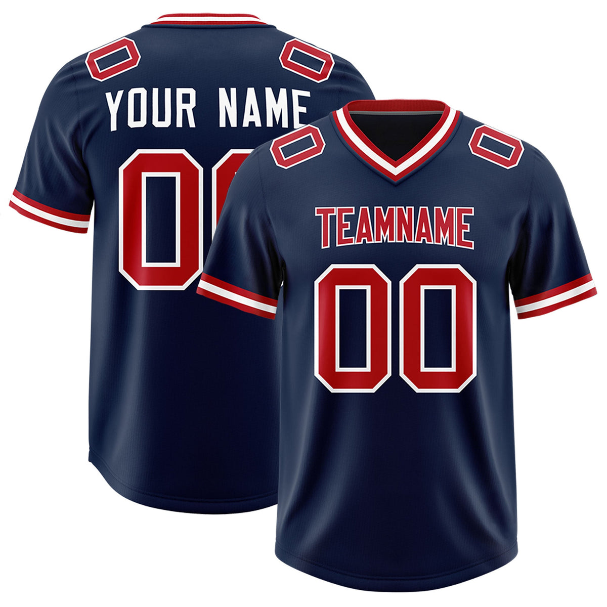 Custom Navy Classic Style American American Football Jerseys