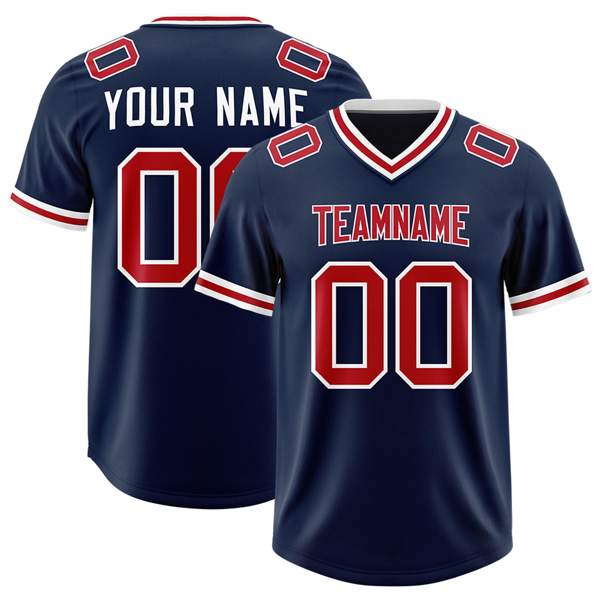 Custom Navy Classic Style American American Football Jerseys