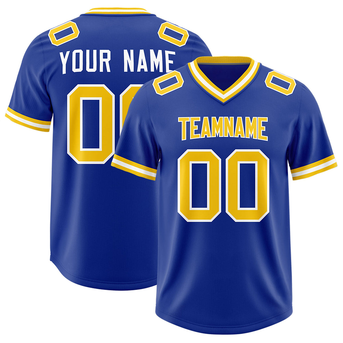 Custom Royal Classic Style American American Football Jerseys