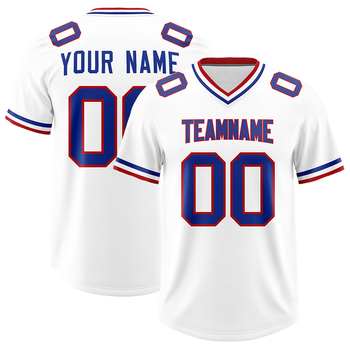 Custom White Classic Style American American Football Jerseys