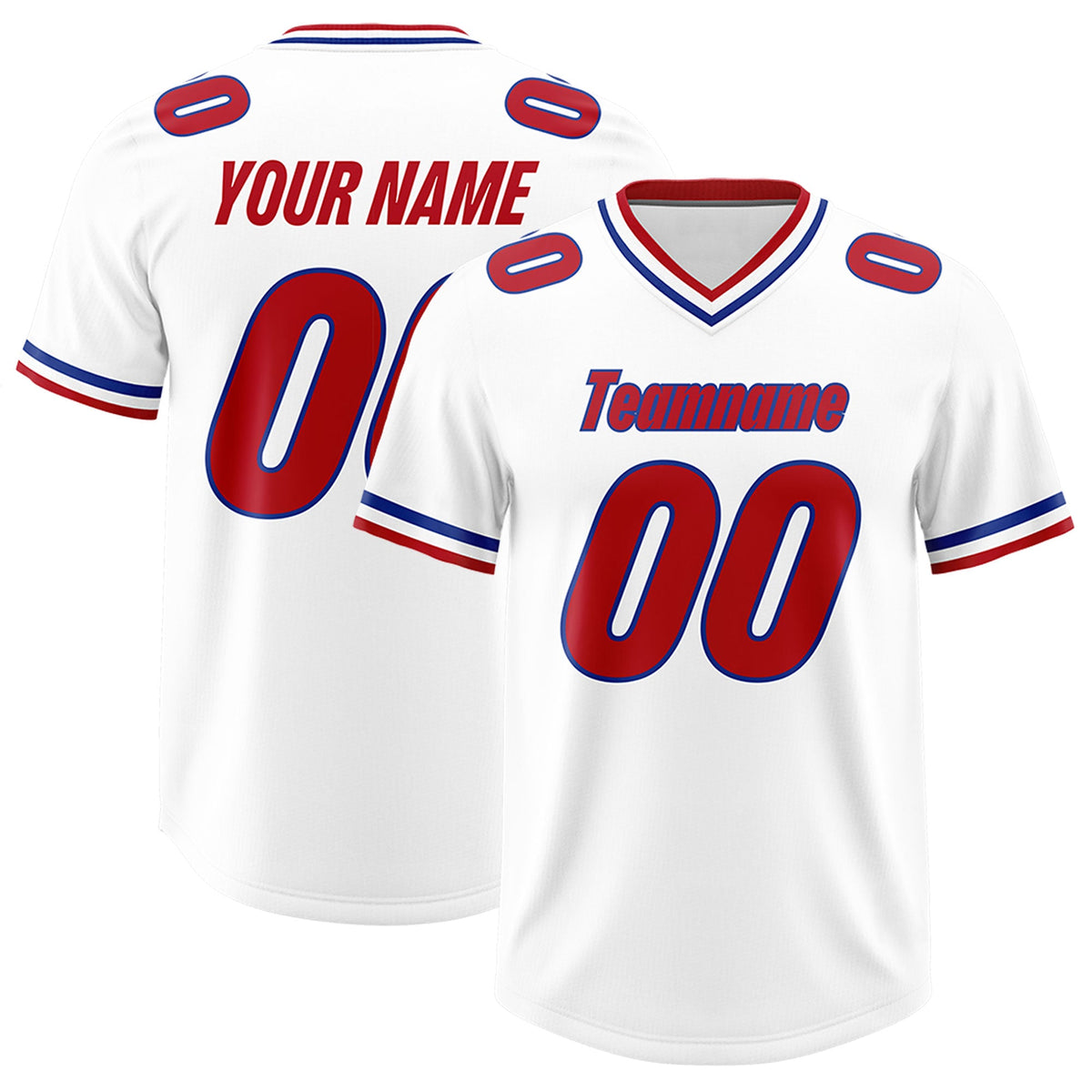 Custom White Classic Style American American Football Jerseys
