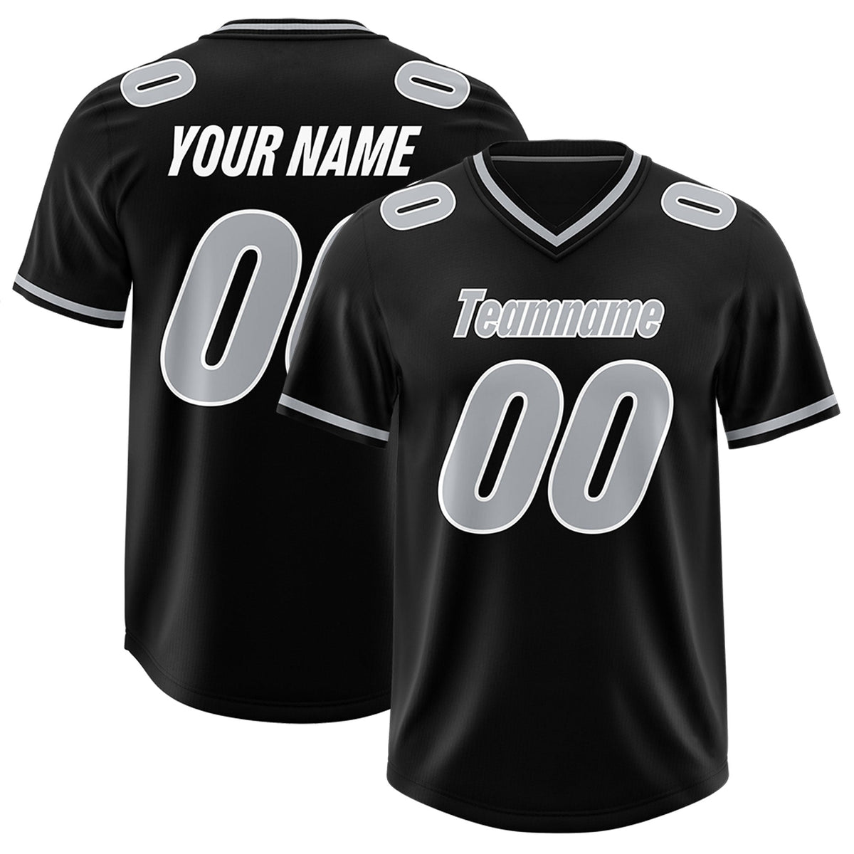 Custom Black Classic Style American American Football Jerseys