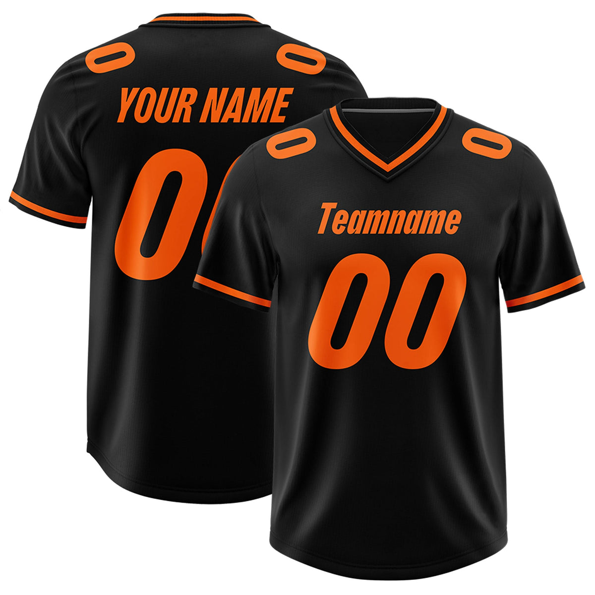 Custom Black Classic Style American American Football Jerseys