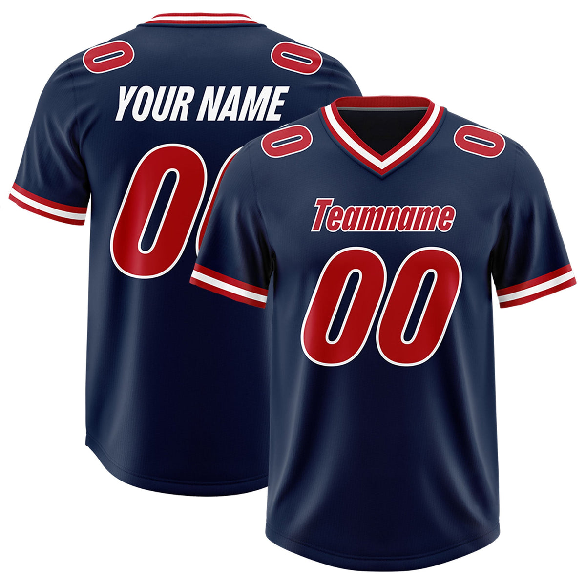 Custom Navy Classic Style American American Football Jerseys