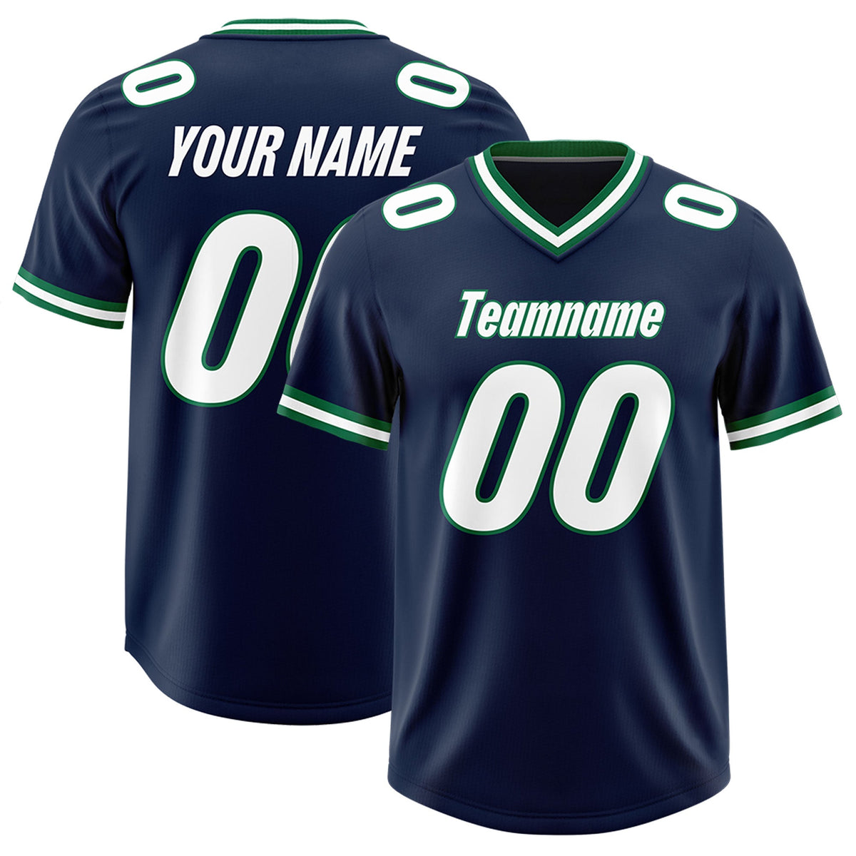Custom Navy Classic Style American American Football Jerseys