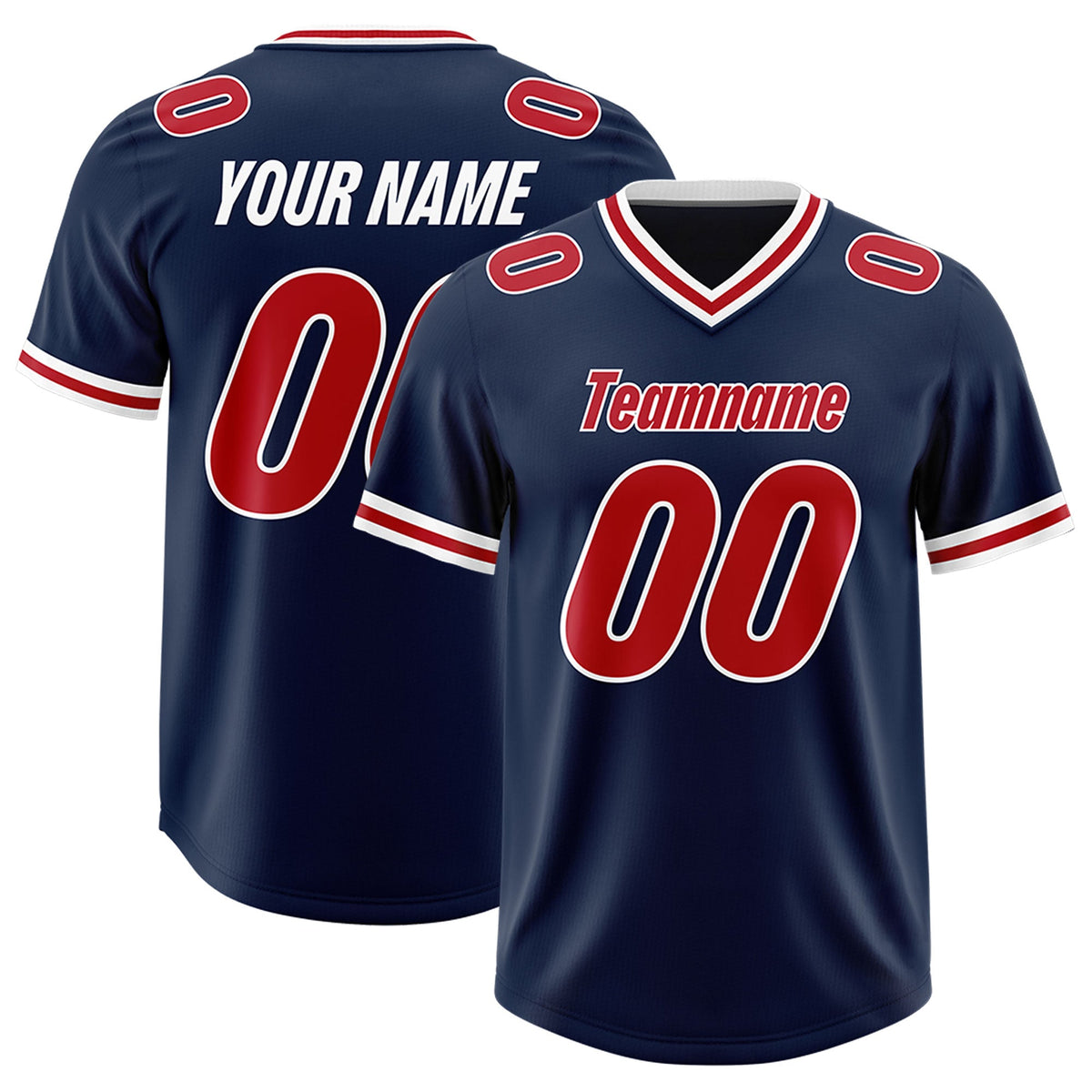 Custom Navy Classic Style American American Football Jerseys