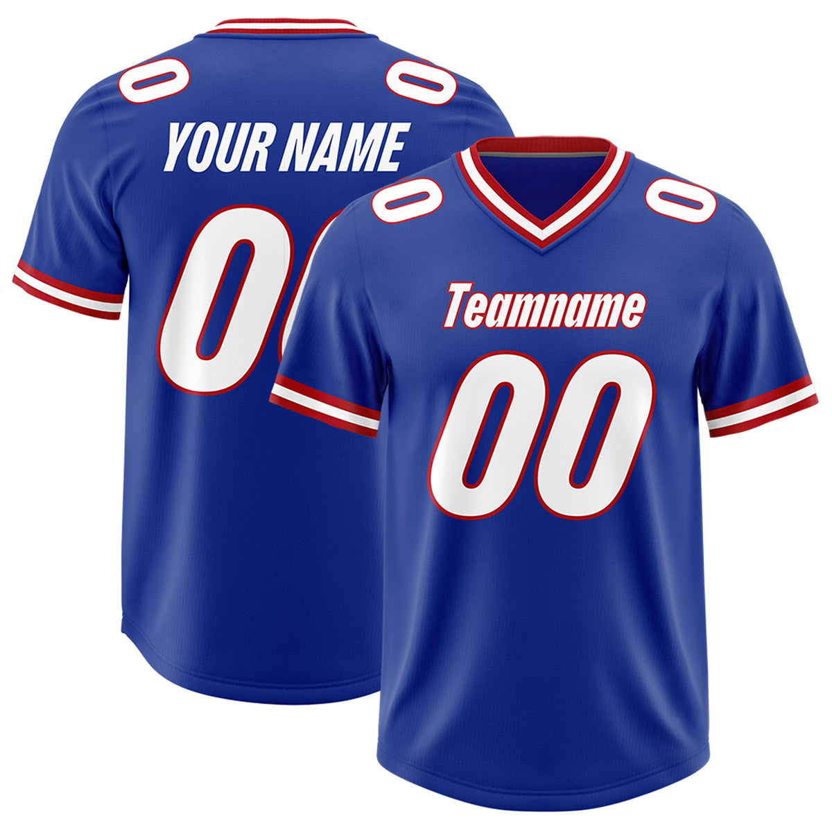 Custom Royal Classic Style American American Football Jerseys