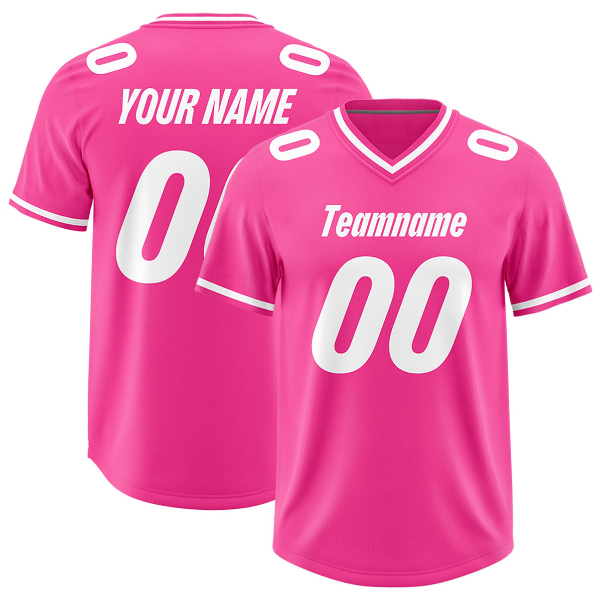 Custom Pink Classic Style American American Football Jerseys