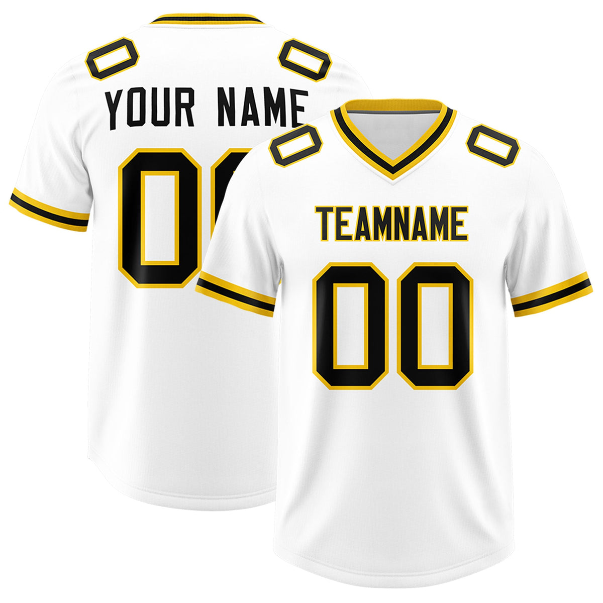 Custom White Classic Style American American Football Jerseys