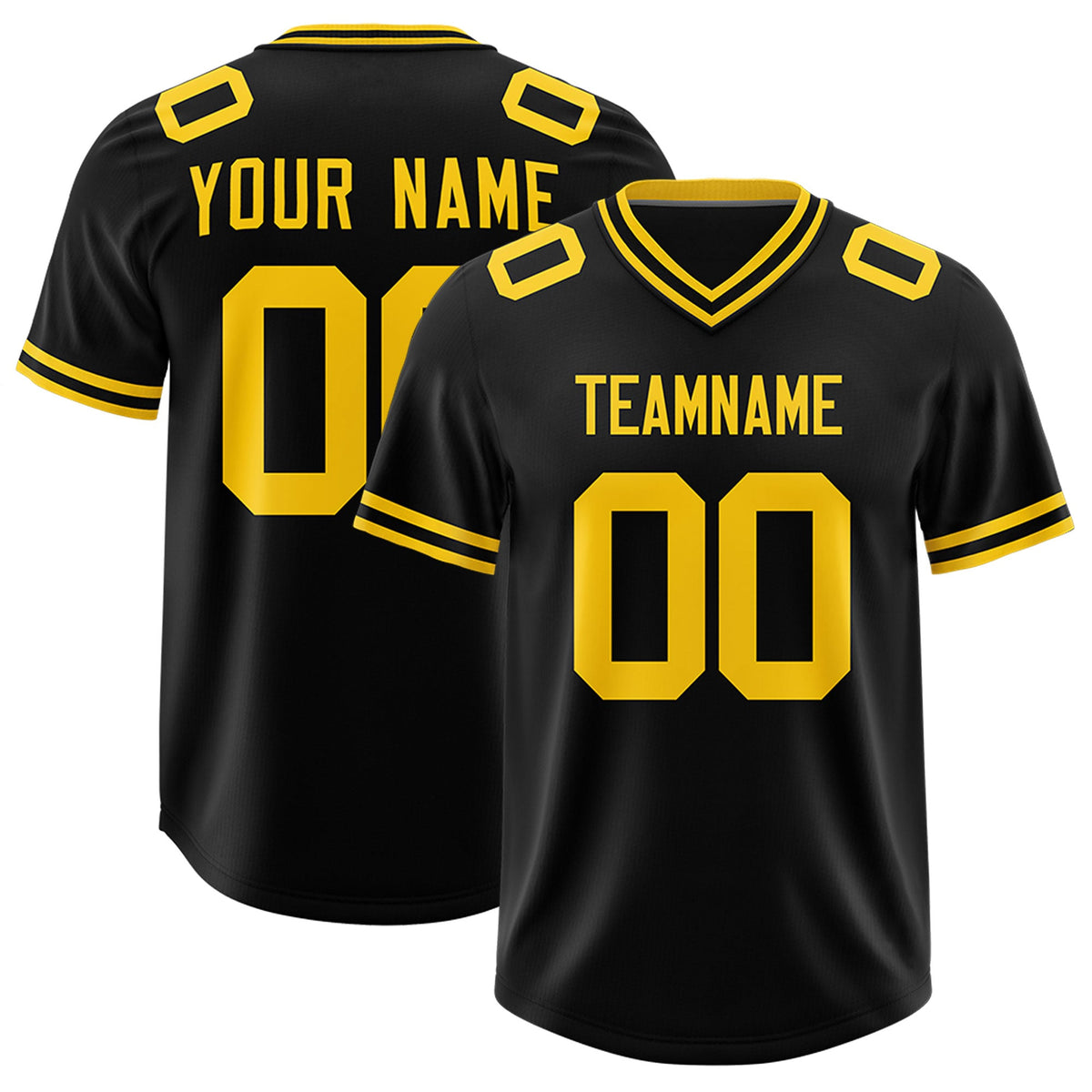 Custom Black Classic Style American American Football Jerseys
