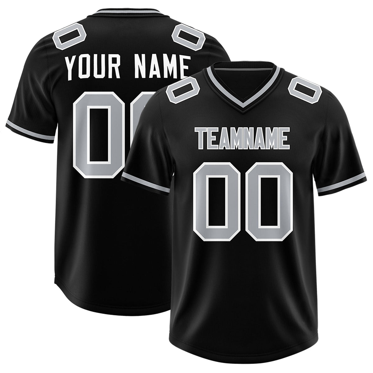 Custom Black Classic Style American American Football Jerseys