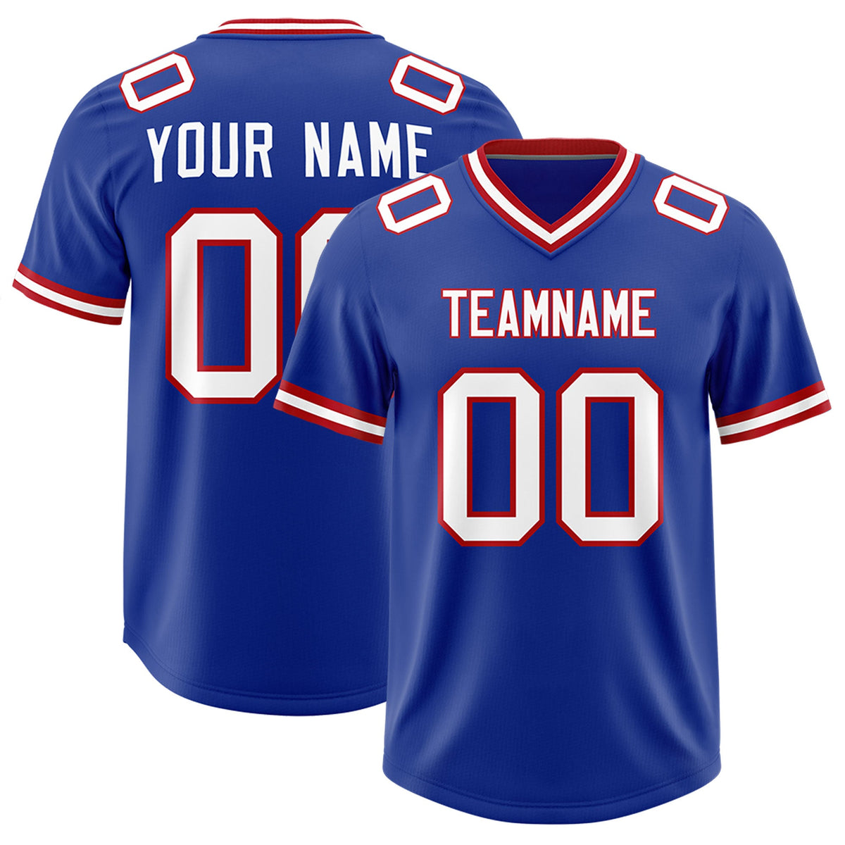 Custom Royal Classic Style American American Football Jerseys