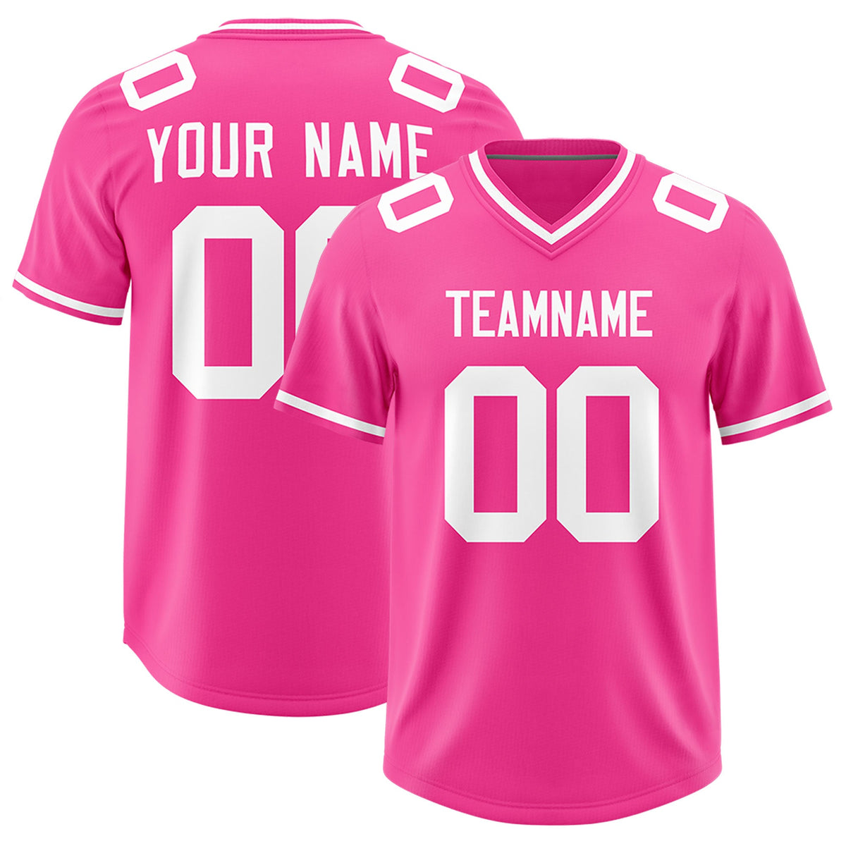 Custom Pink Classic Style American American Football Jerseys