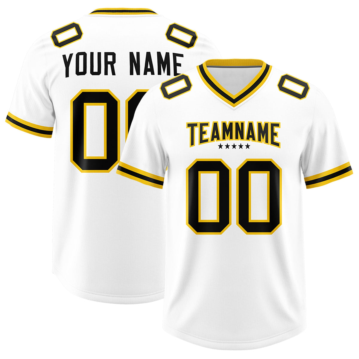 Custom White Classic American American Football Jerseys