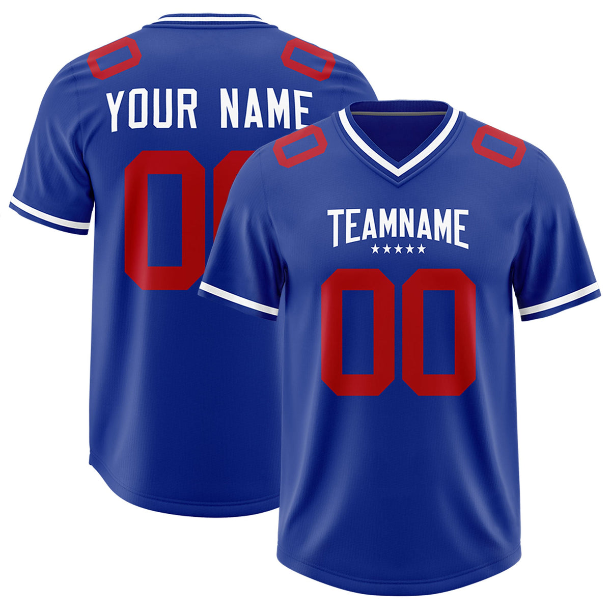 Custom Royal Classic American American Football Jerseys