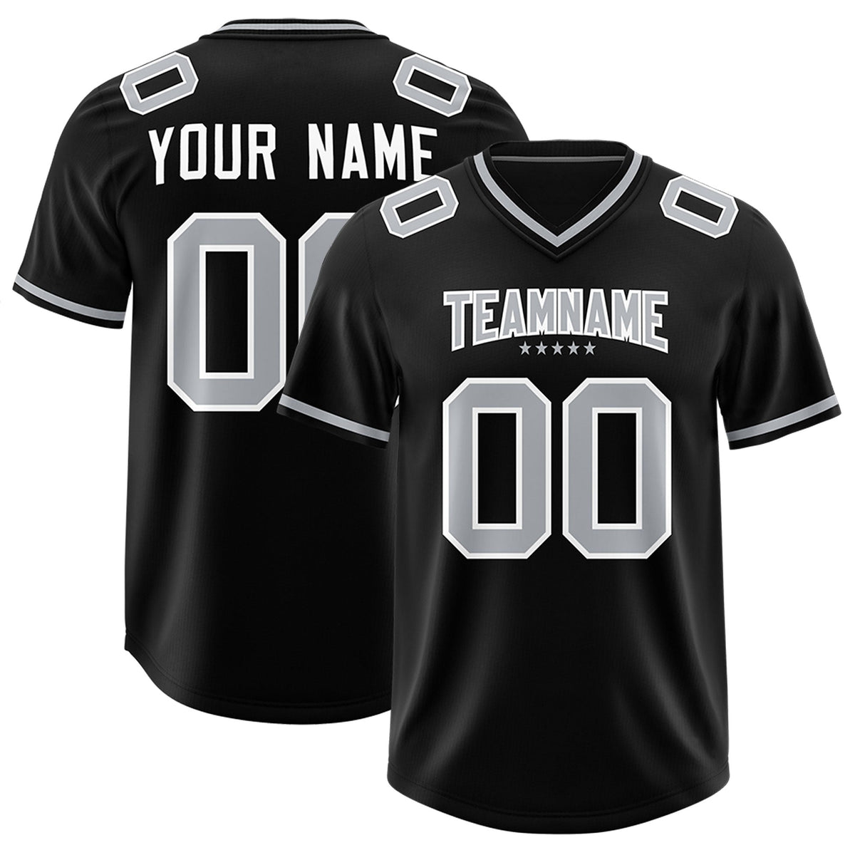 Custom Black Classic American American Football Jerseys