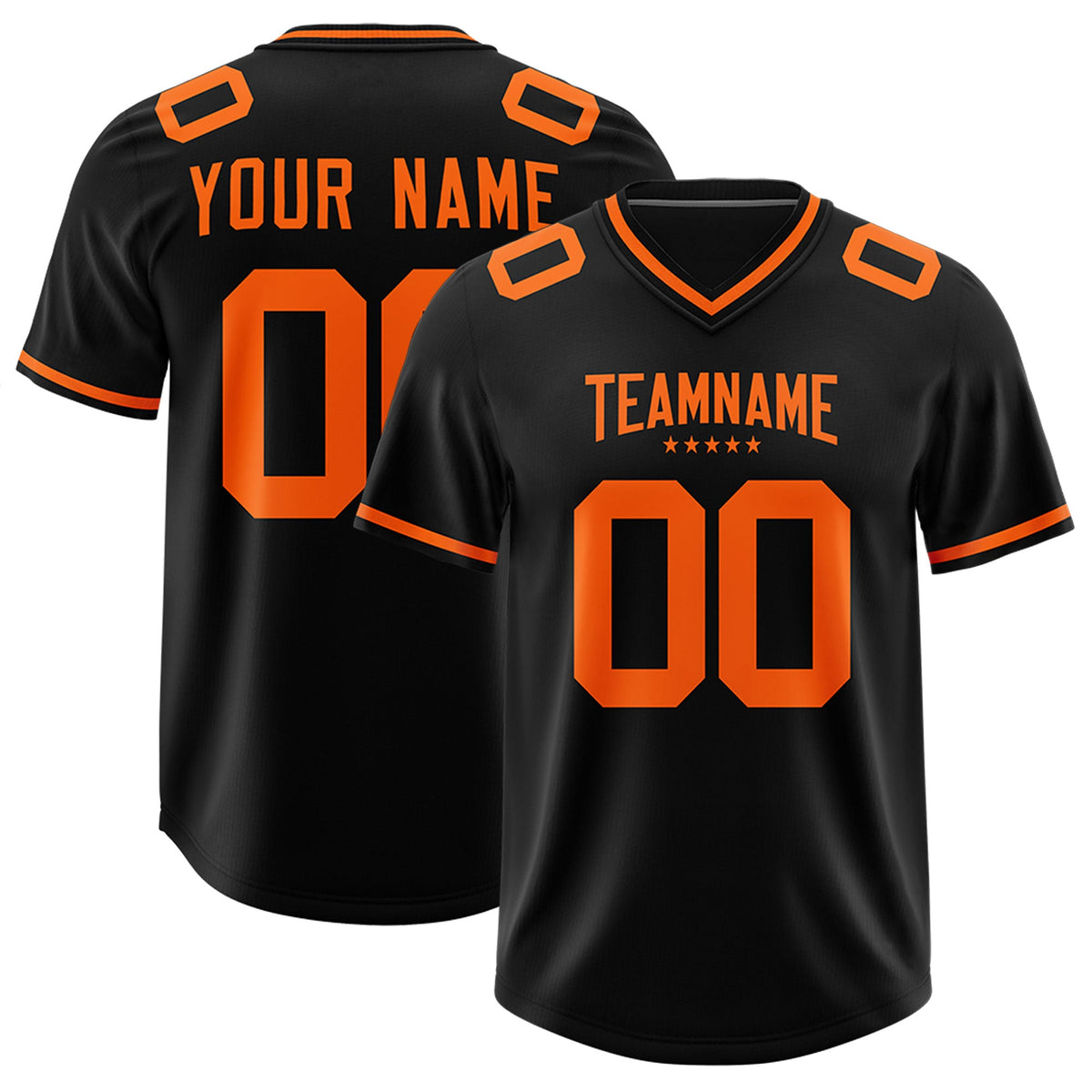 Custom Black Classic American American Football Jerseys