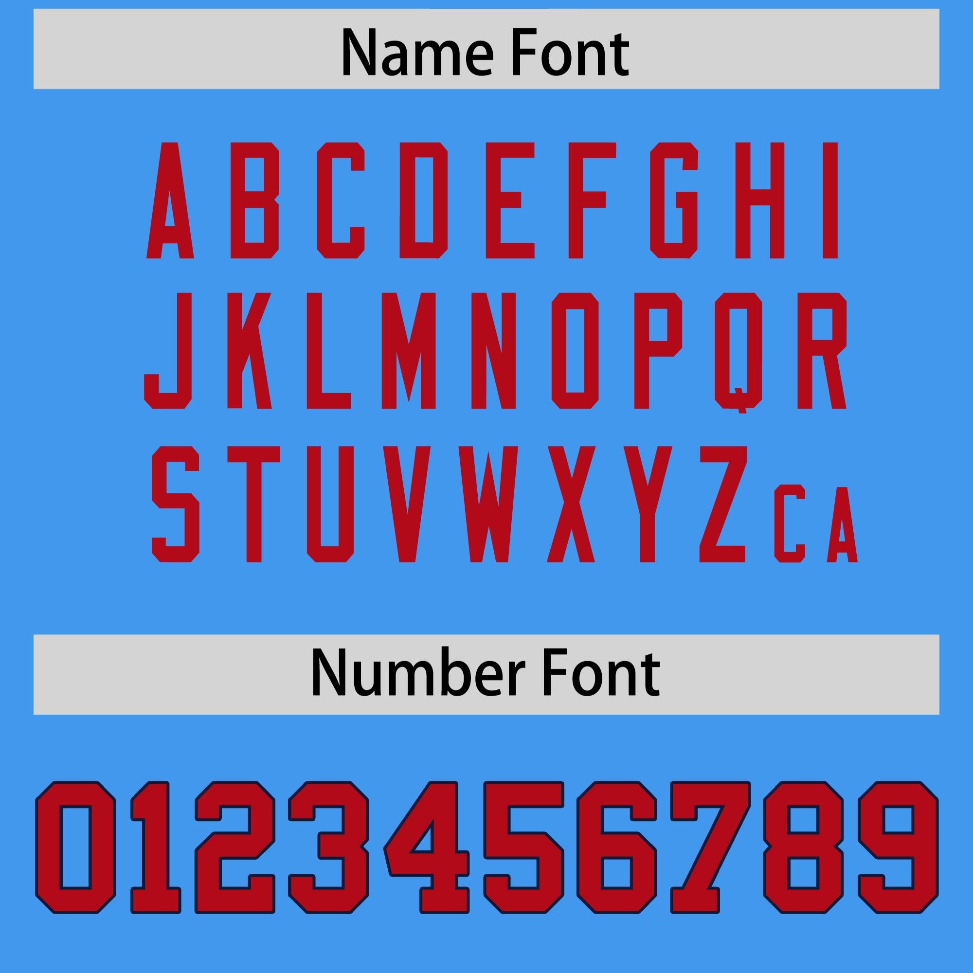 Custom Powder Blue American Football Jersey