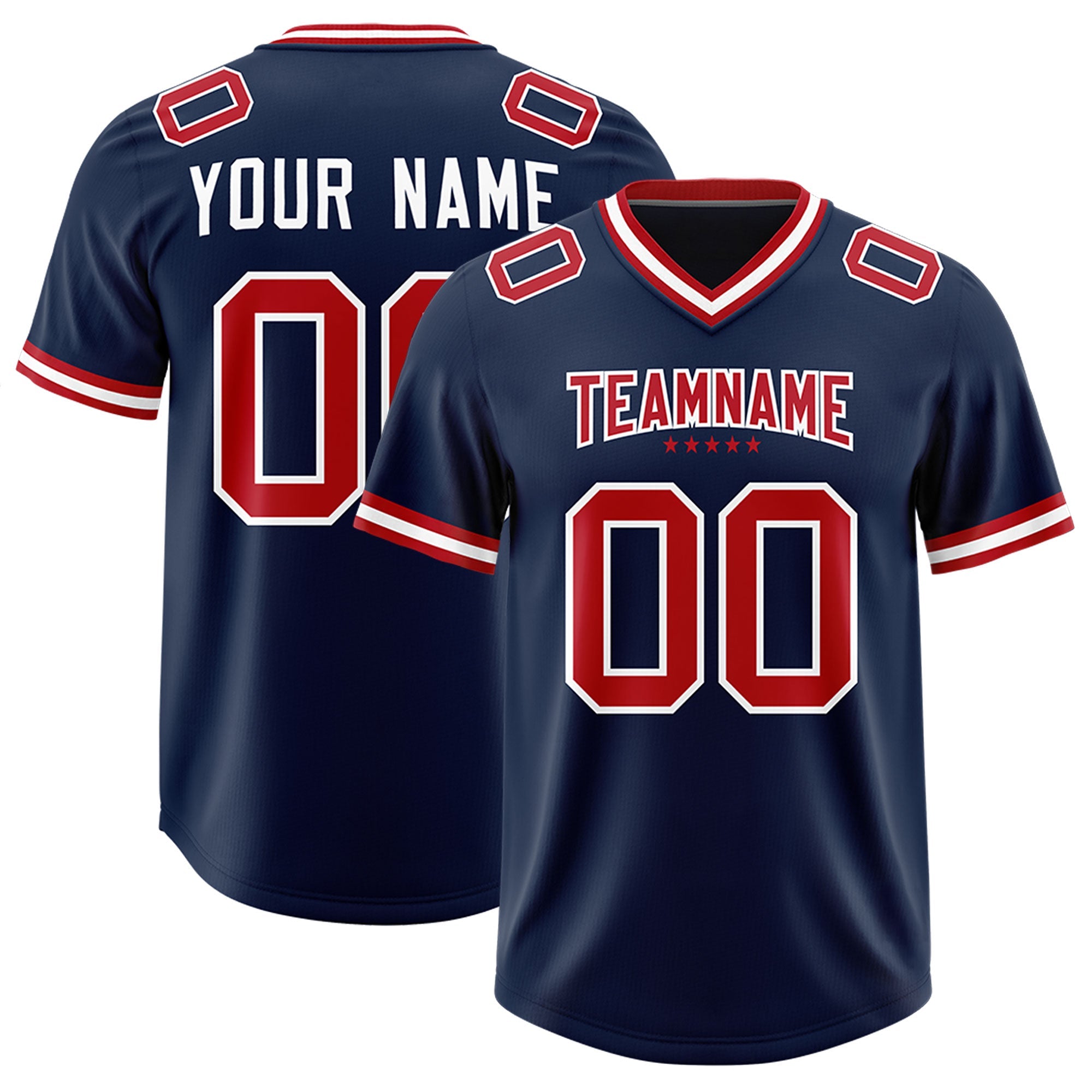 Custom Navy Classic American American Football Jerseys