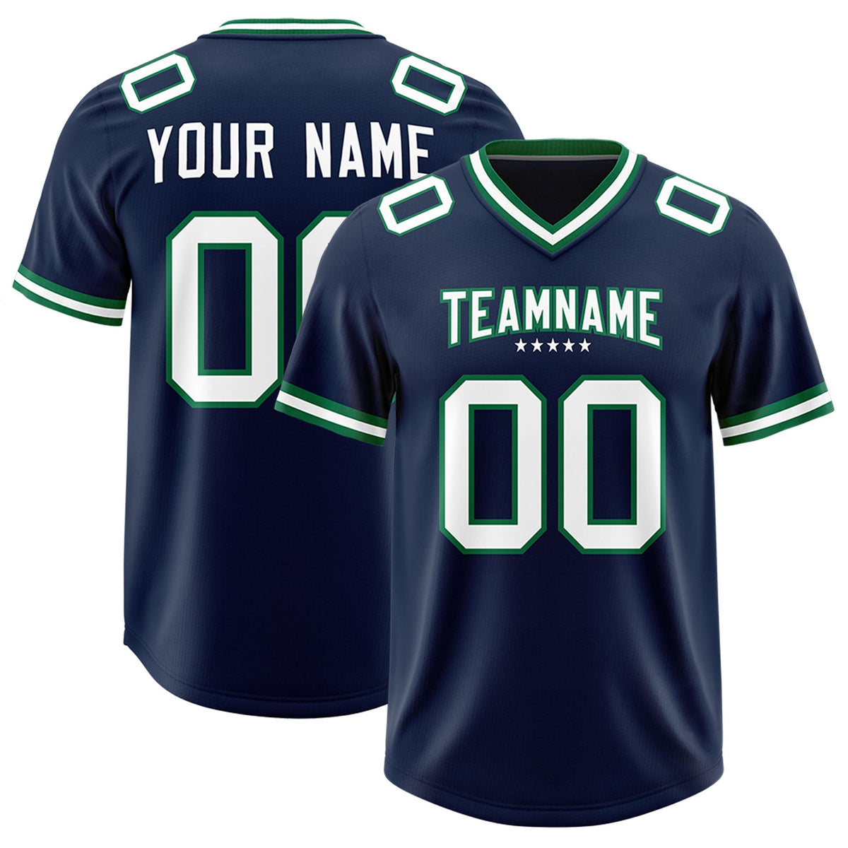 Custom Navy Classic American American Football Jerseys