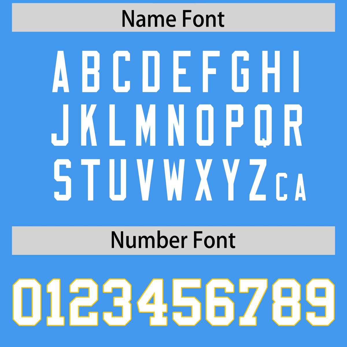 Custom Powder Blue American Football Jersey