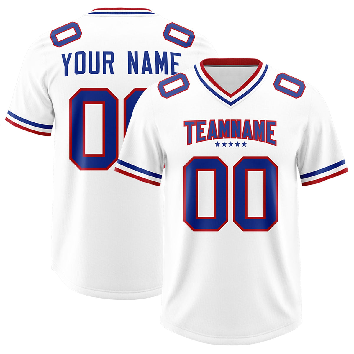 Custom White Classic American American Football Jerseys