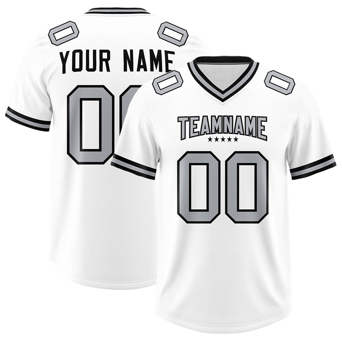Custom White Classic American American Football Jerseys