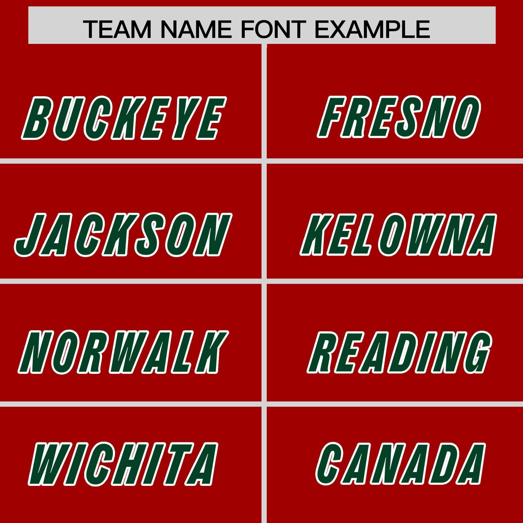 Custom Red Green Personalized Star Pattern Raglan Sleeves Authentic American Football Jersey