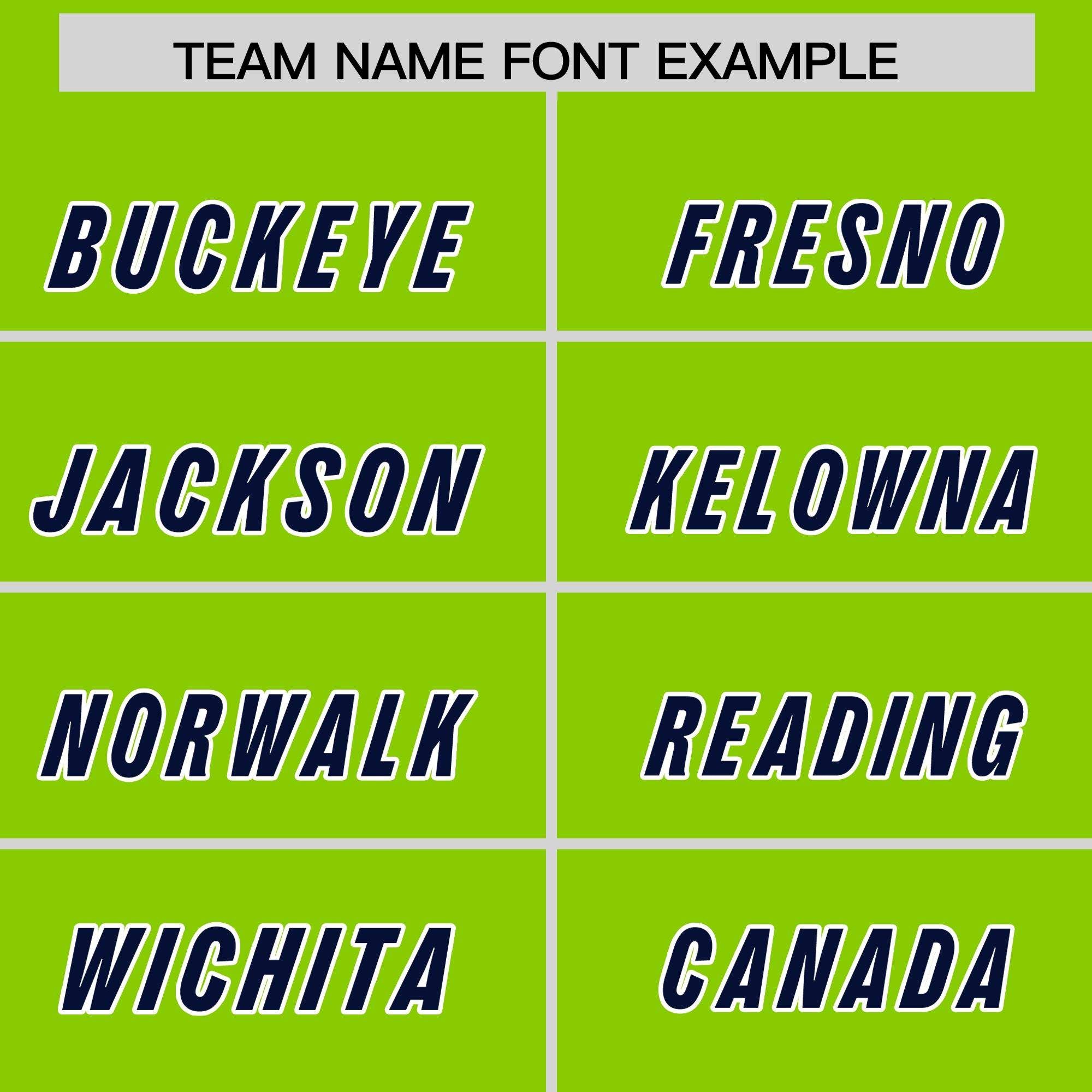 Custom Neon Green Navy Personalized Star Pattern Raglan Sleeves Authentic American Football Jersey