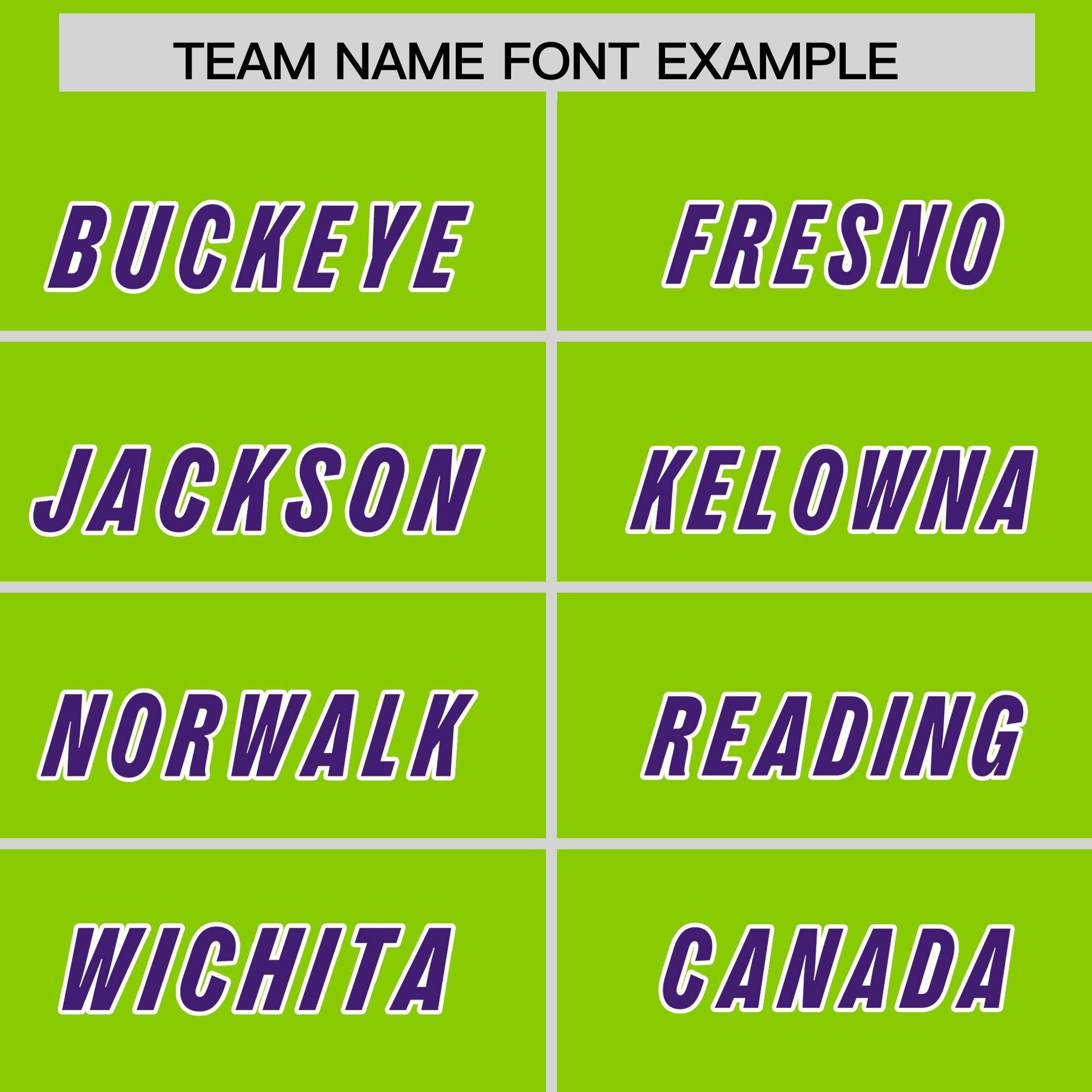 Custom Neon Green Purple Personalized Star Pattern Raglan Sleeves Authentic American Football Jersey