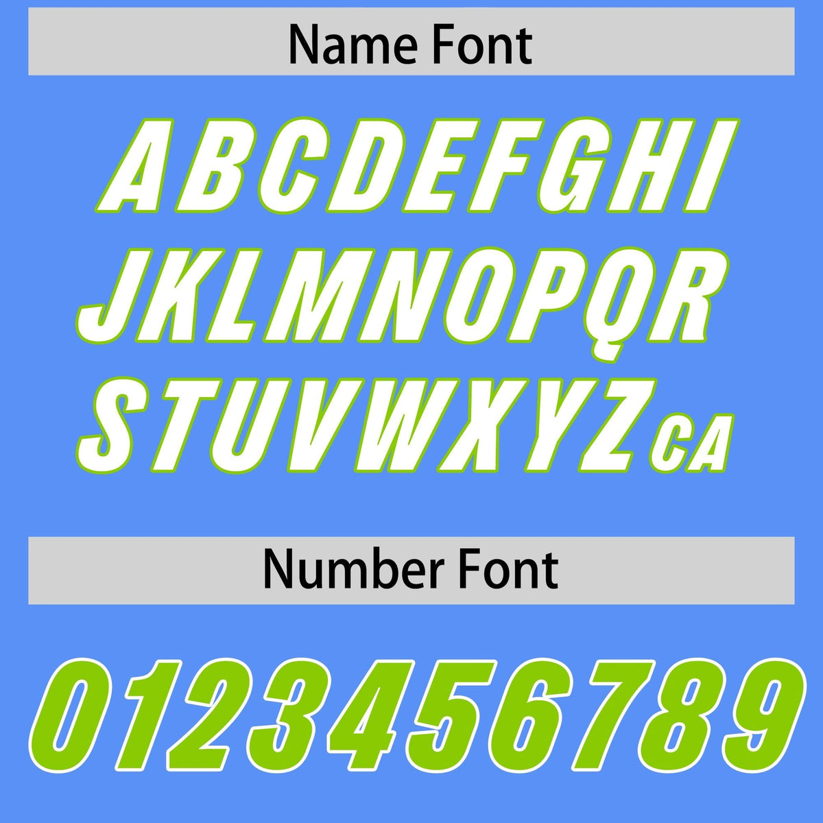 Custom Powder Blue Neon Green Personalized Star Pattern Raglan Sleeves Authentic American Football Jersey