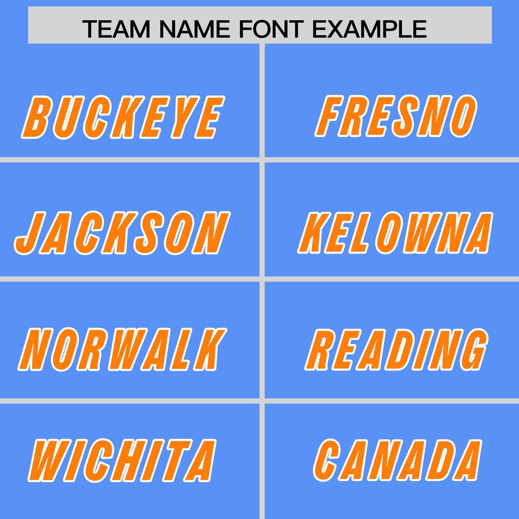 Custom Powder Blue Orange Personalized Star Pattern Raglan Sleeves Authentic American Football Jersey