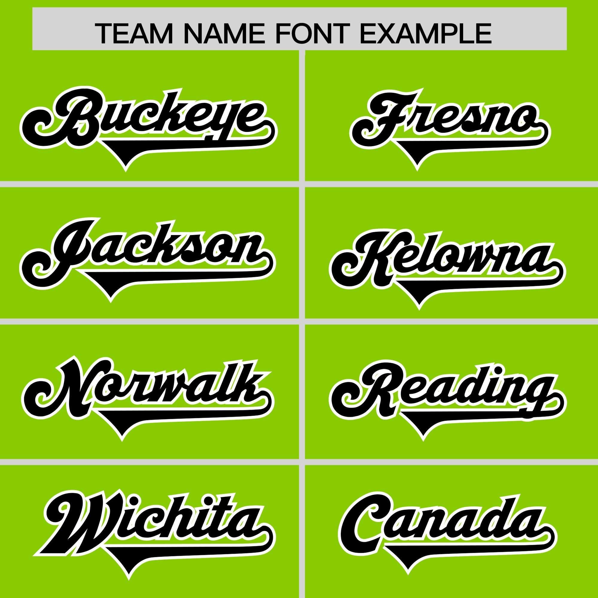 Custom Neon Green Black Personalized Star Pattern Raglan Sleeves Authentic American Football Jersey