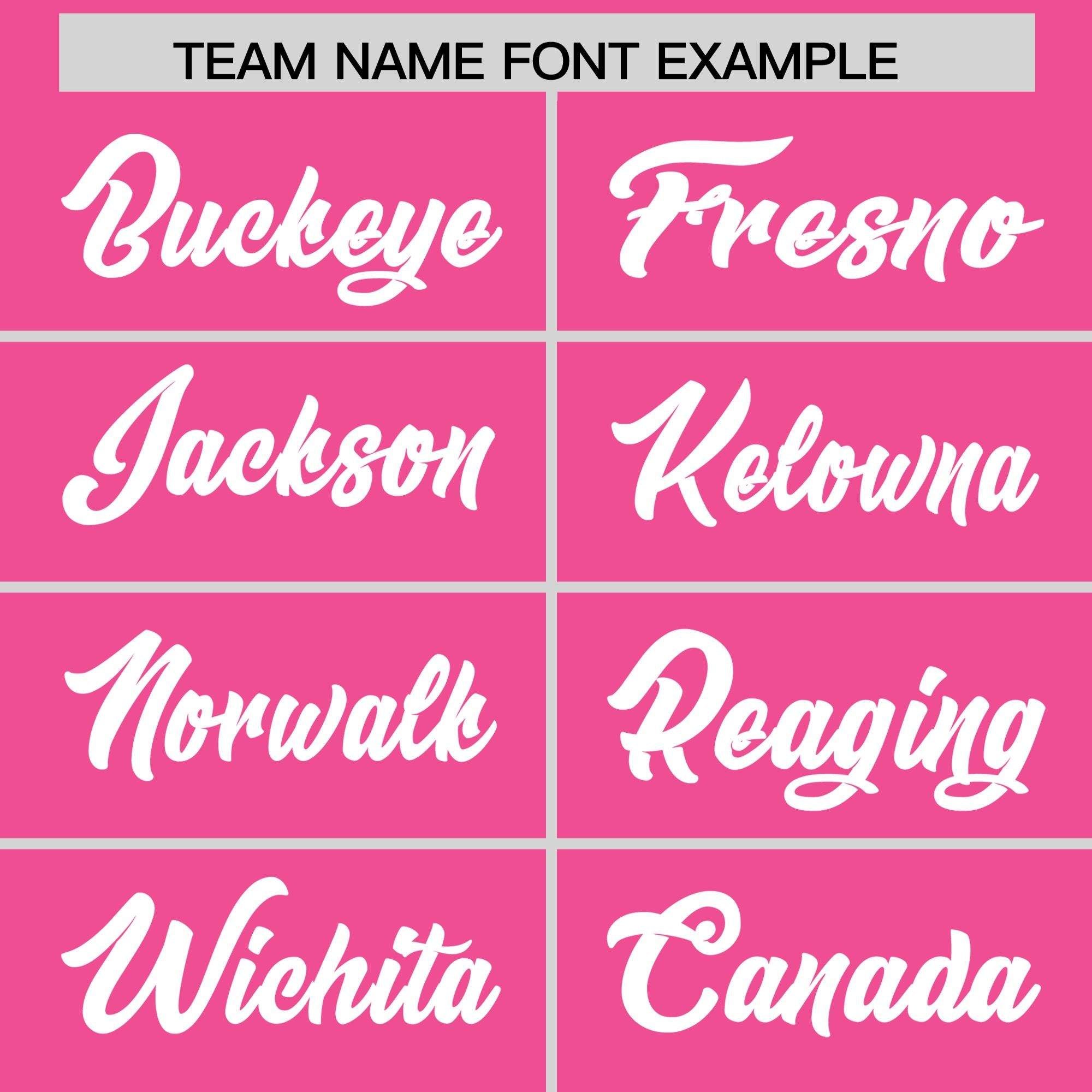 Custom Pink White Personalized Star Pattern Raglan Sleeves Authentic American Football Jersey