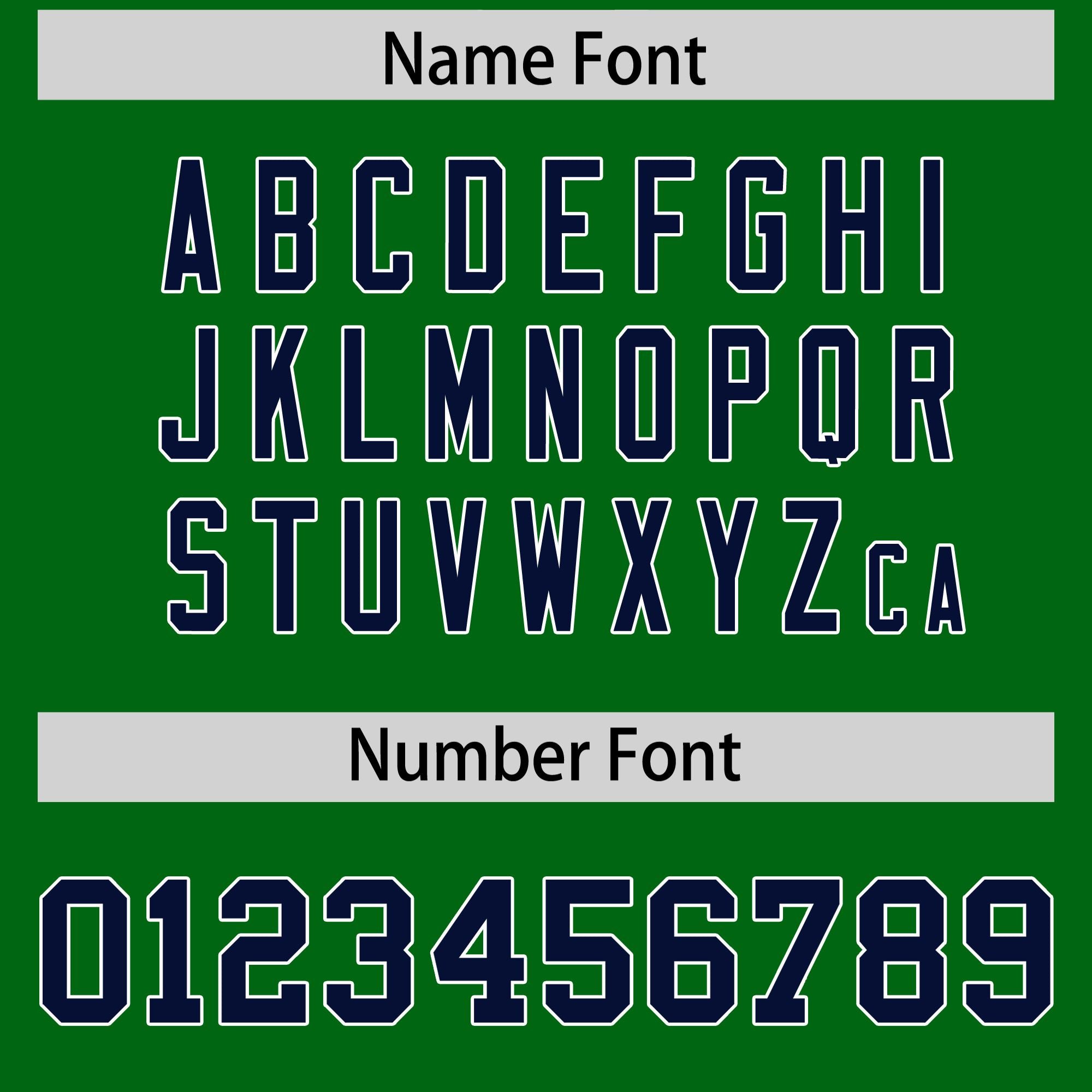 Custom Kelly Green Navy Personalized Star Pattern Raglan Sleeves Authentic American Football Jersey