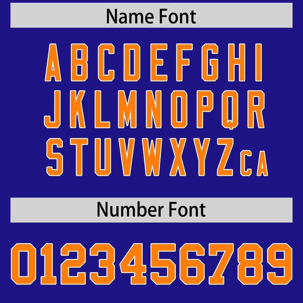 Custom Royal Orange Personalized Star Pattern Raglan Sleeves Authentic American Football Jersey