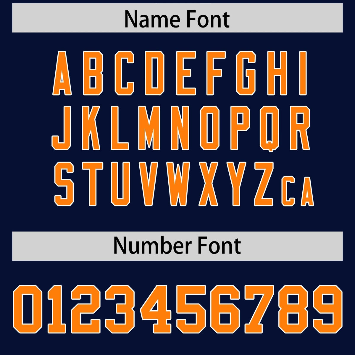 Custom Navy Orange Personalized Star Pattern Raglan Sleeves Authentic American Football Jersey