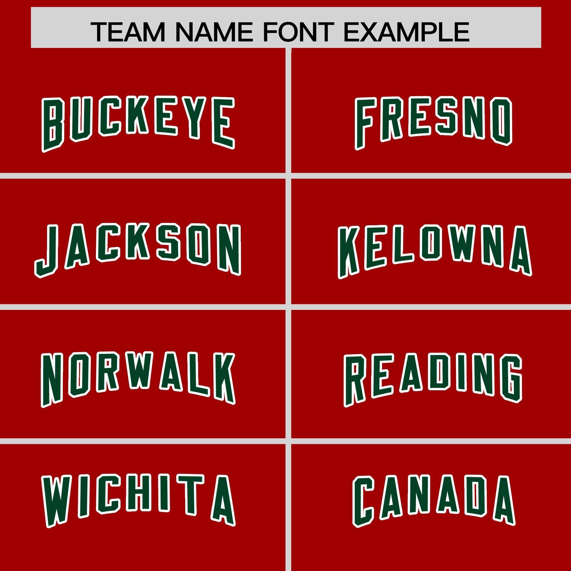 Custom Red Green Personalized Star Pattern Raglan Sleeves Authentic American Football Jersey