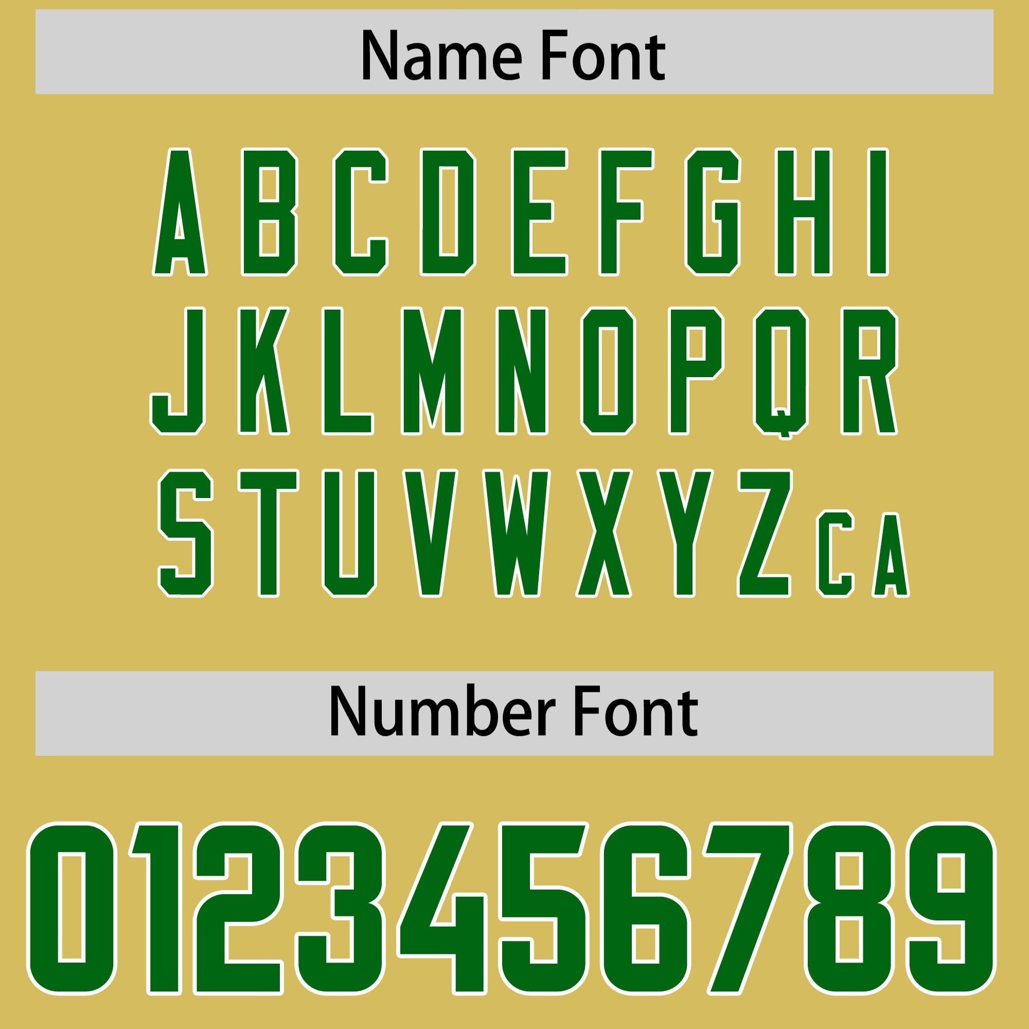 Custom Old Gold Kelly Green Personalized Star Pattern Raglan Sleeves Authentic American Football Jersey