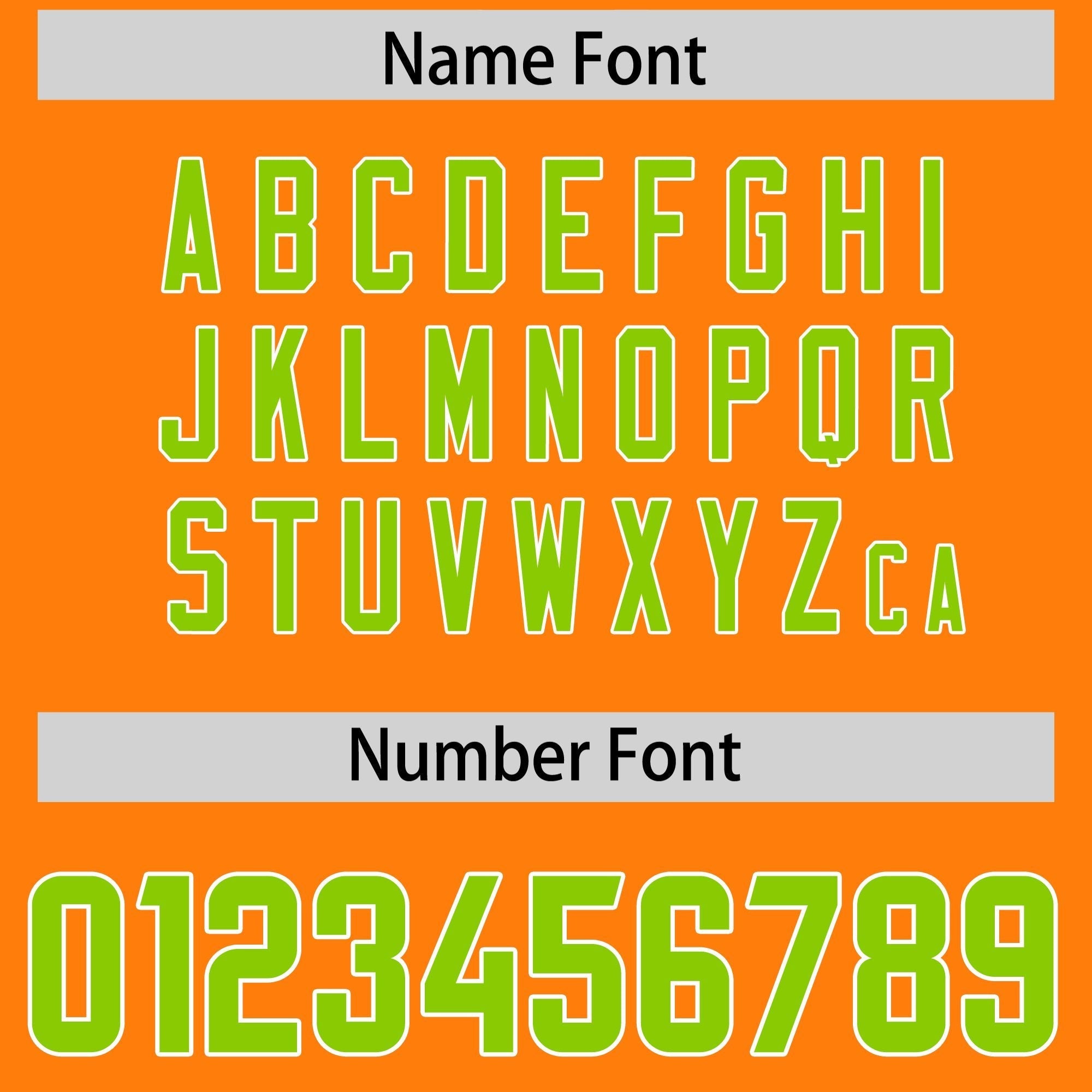 Custom Orange Neon Green Personalized Star Pattern Raglan Sleeves Authentic American Football Jersey