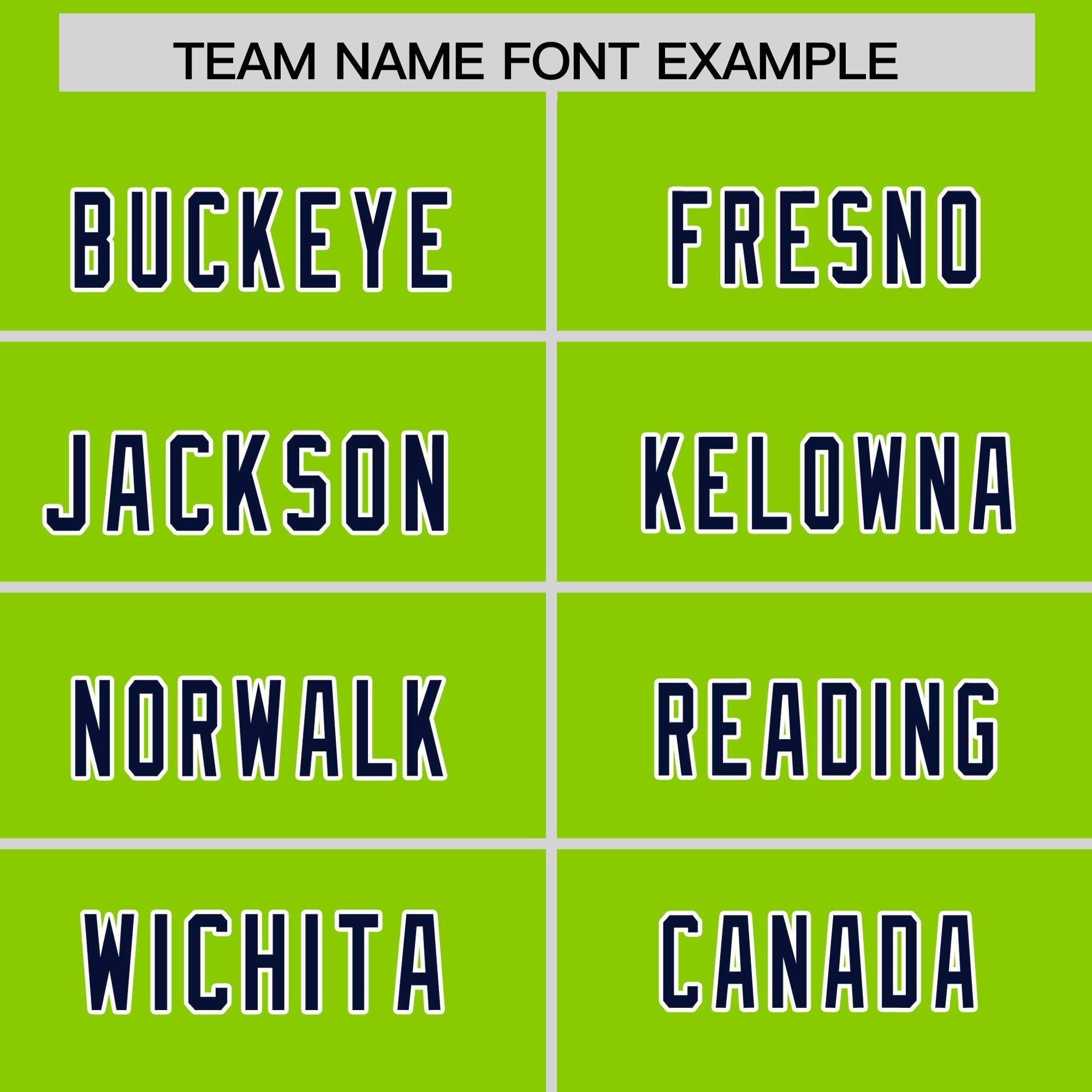 Custom Neon Green Navy Personalized Star Pattern Raglan Sleeves Authentic American Football Jersey