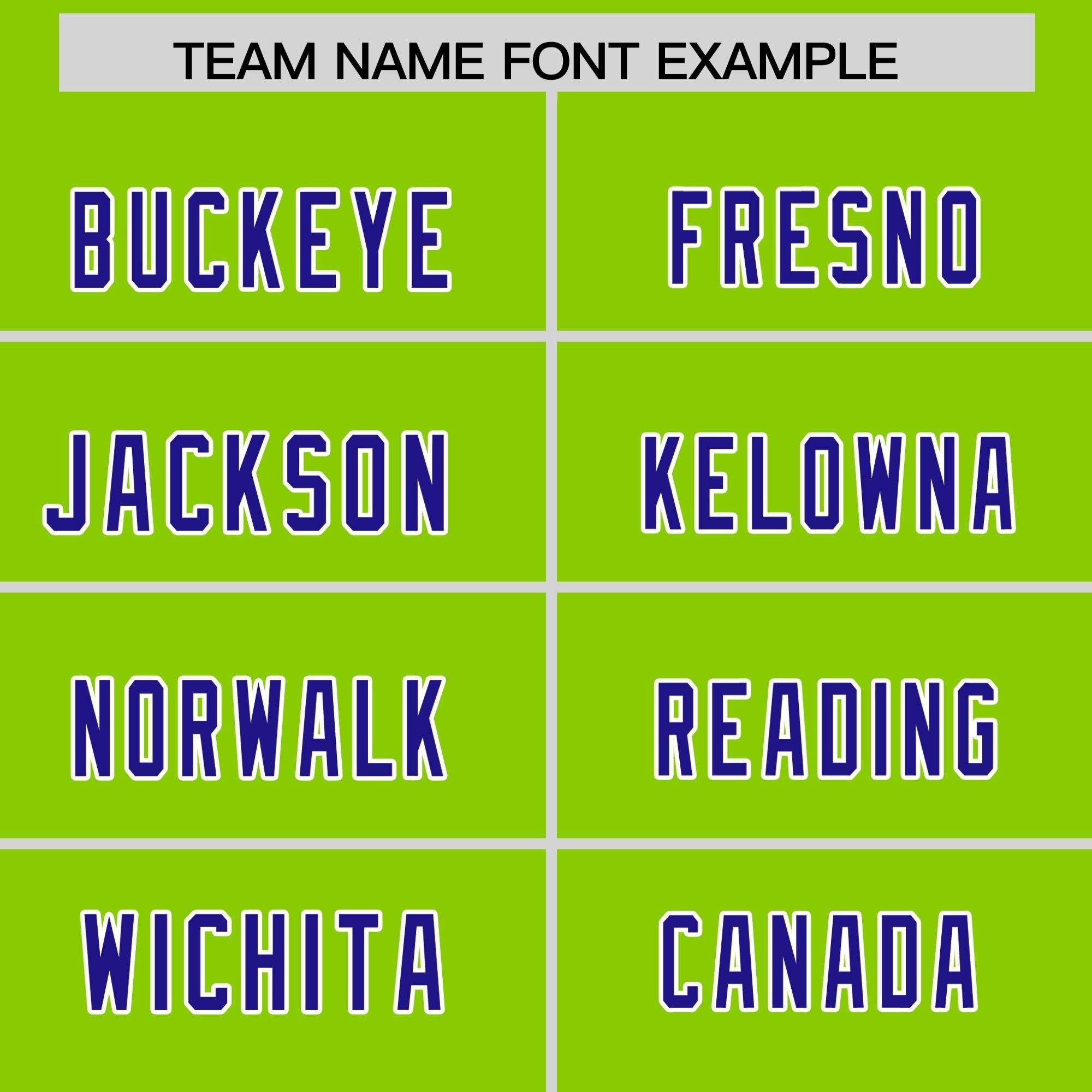 Custom Neon Green Royal Personalized Star Pattern Raglan Sleeves Authentic American Football Jersey