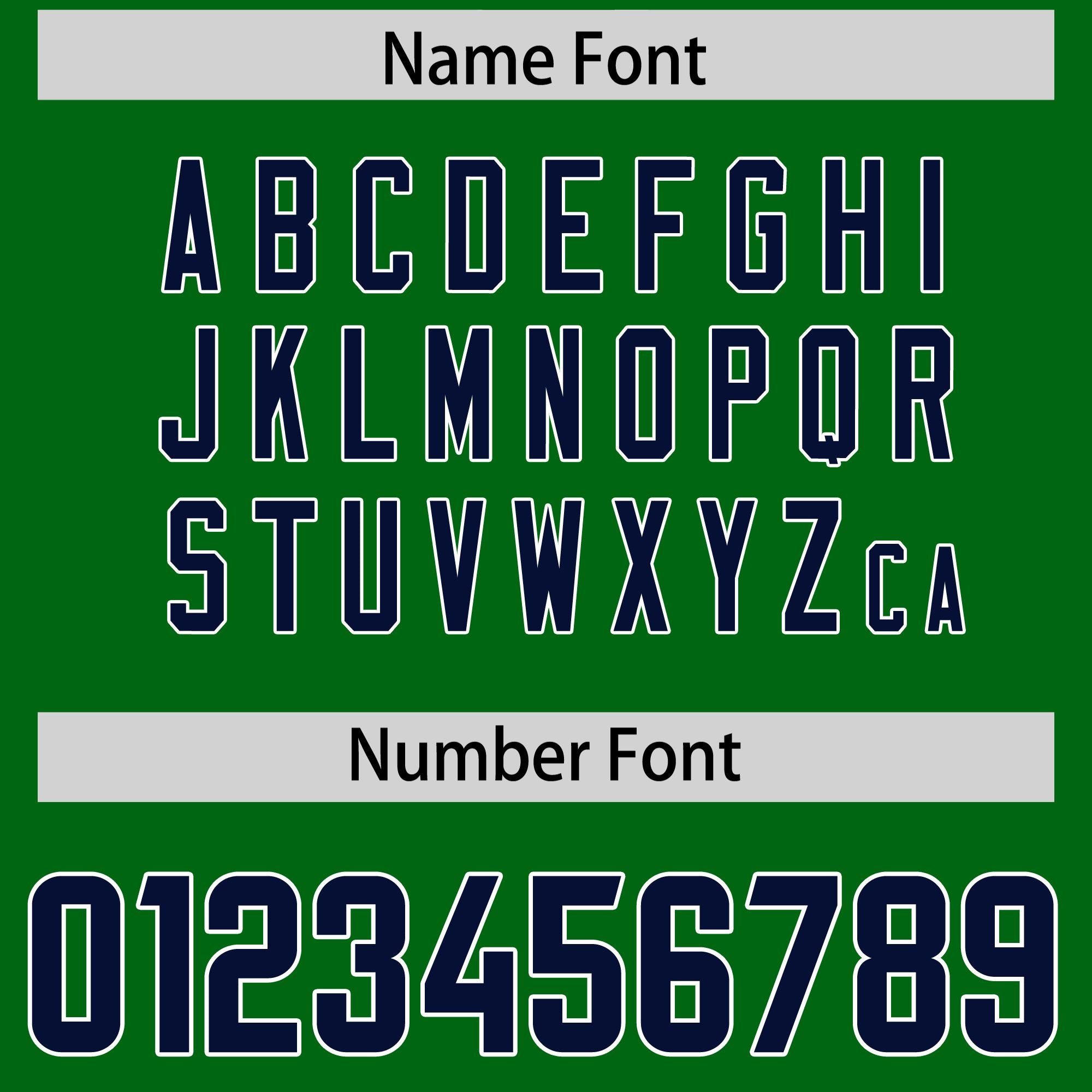 Custom Kelly Green Navy Personalized Star Pattern Raglan Sleeves Authentic American Football Jersey