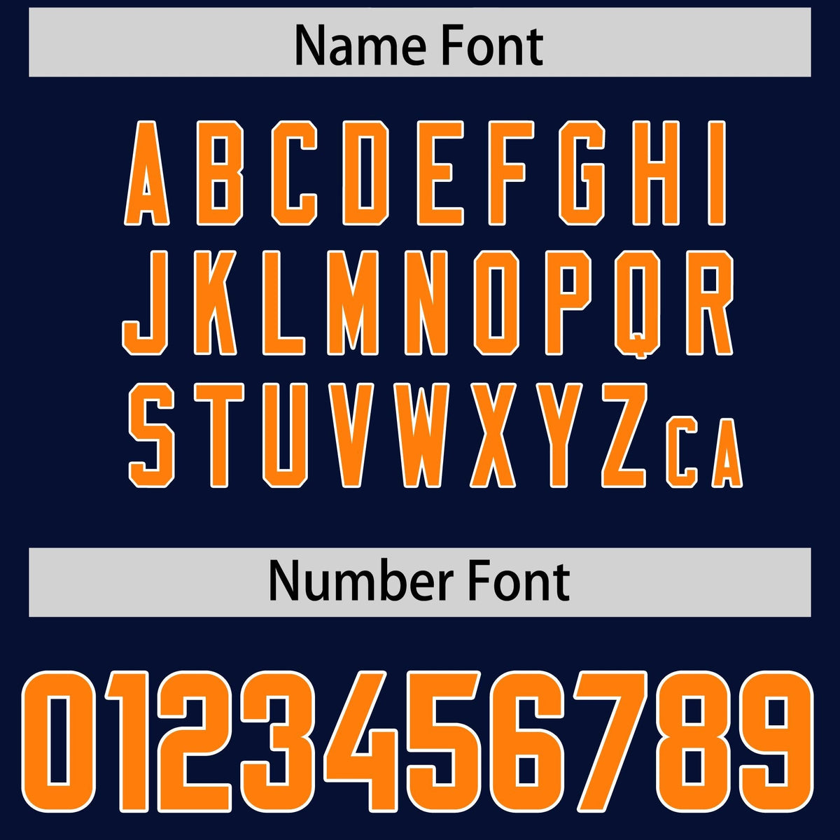 Custom Navy Orange Personalized Star Pattern Raglan Sleeves Authentic American Football Jersey