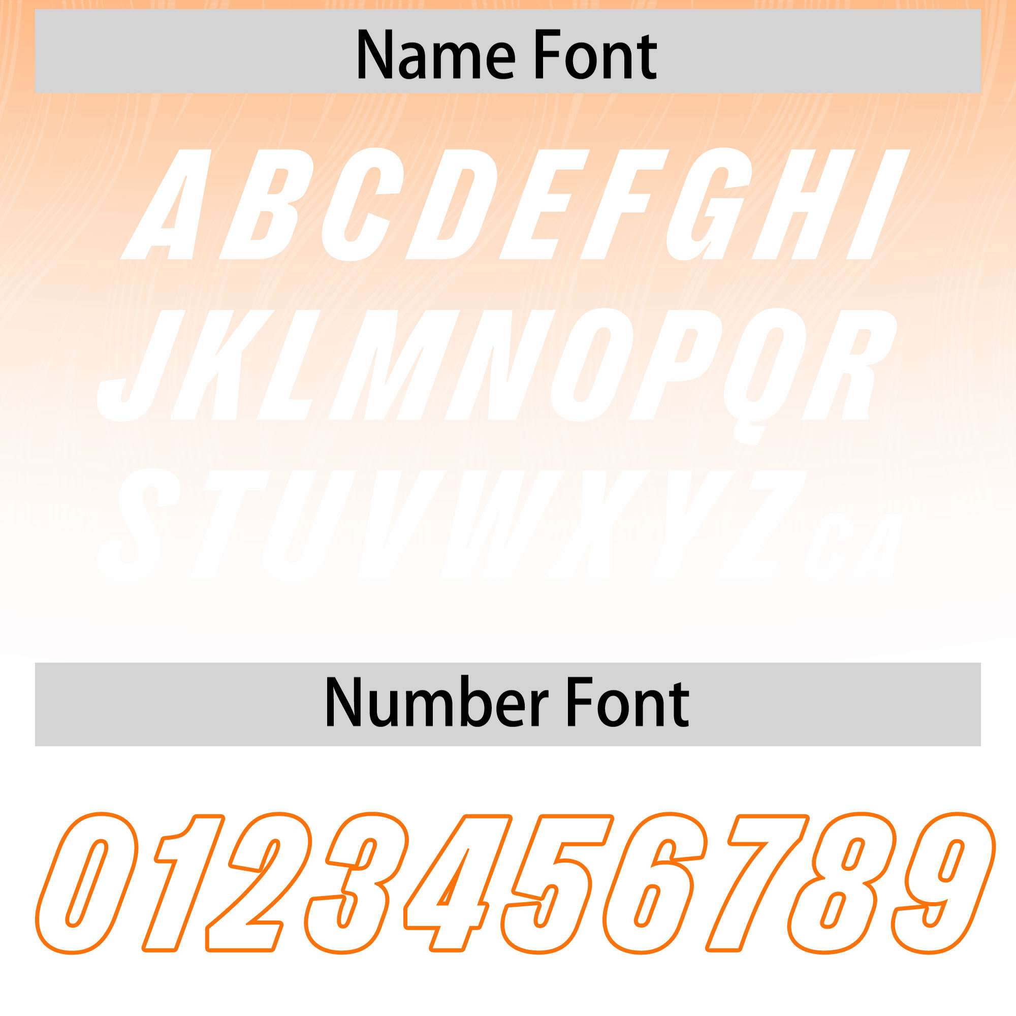 Custom Orange White Gradient Fashion Outdoor Authentic American Football Jersey