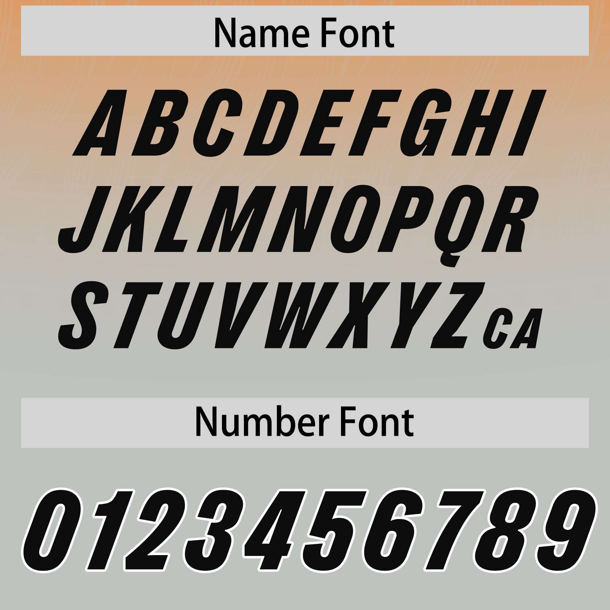 Custom Orange Gray Gradient Fashion Outdoor Authentic American Football Jersey